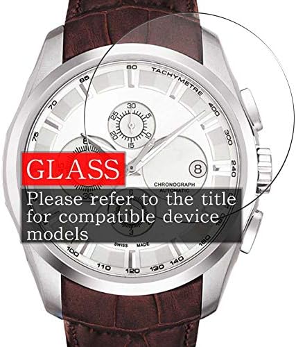 Synvy [3 Pack] מגן מסך זכוכית מחוסמת, תואם ל Longines L4.819.2.12.2 9H הסרט Smartwatch Smart Stain מגני